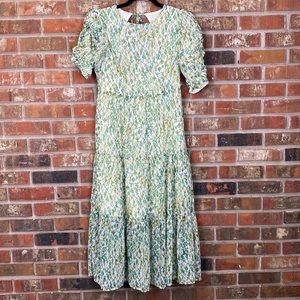 TCEC Printed Tiered Dress Size Medium